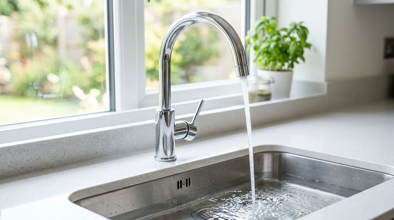 Local Plumbing Master Pros same day plumber fixing a faucet in Lewisburg, OH